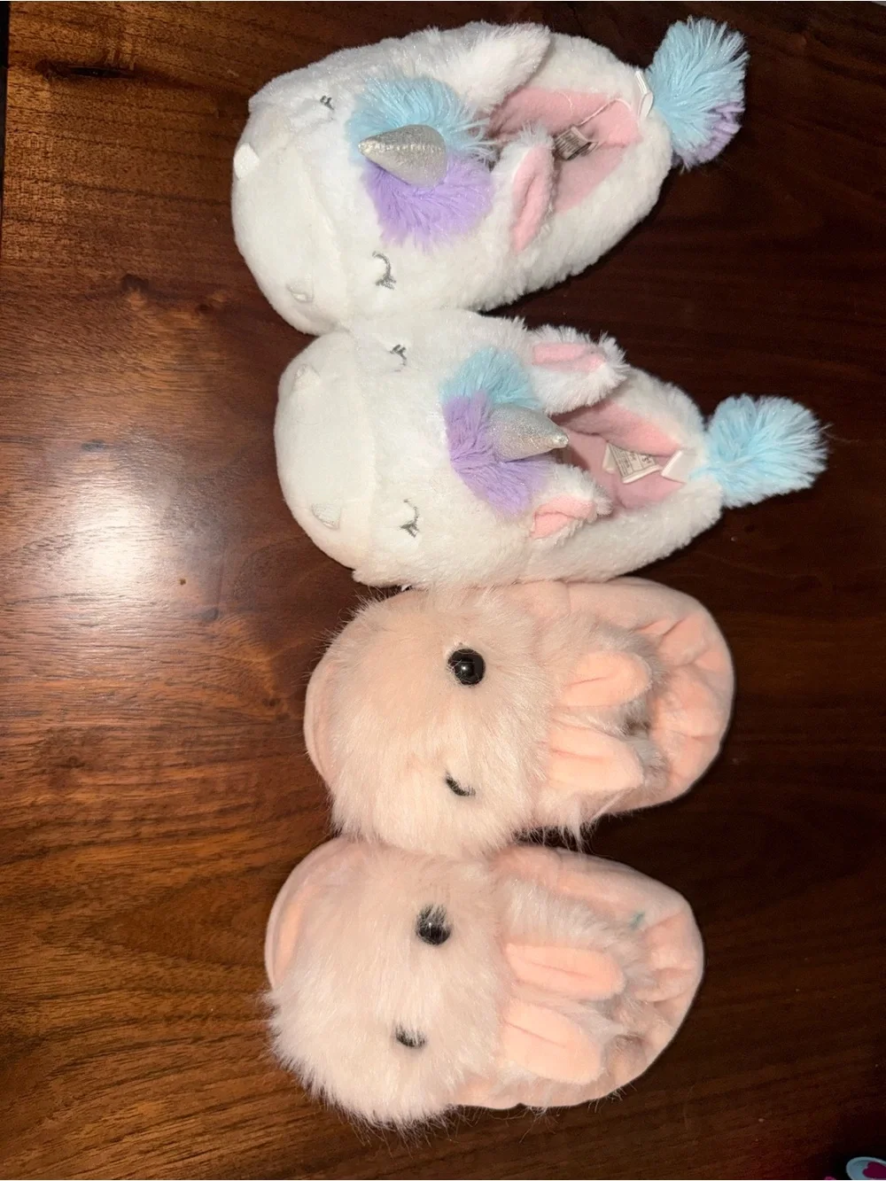 Carter's Plush Unicorn & Bunny Small Pet Beds - White, Pink, Blue, Purple